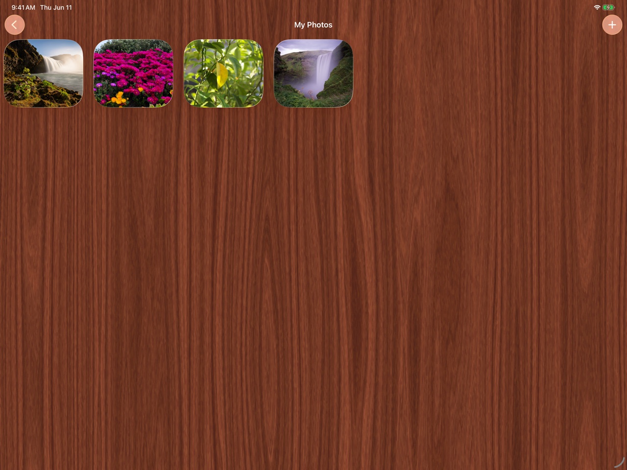 My Photos: personal photos turned into jigsaw puzzles